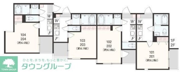 アザーレ・クオン東海大学前の物件間取画像